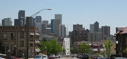Downtown Denver, looking south