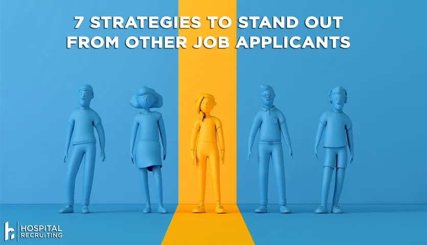 strategies for standing out from other job applicants, crowd, job application, physician