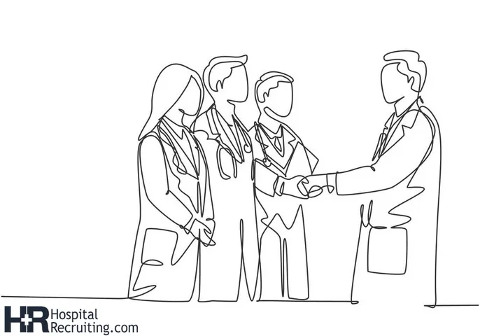 Doctors welcoming back another doctor on re-entry