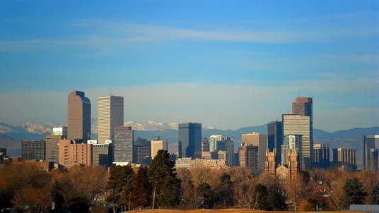 Denver Skyline from City Park