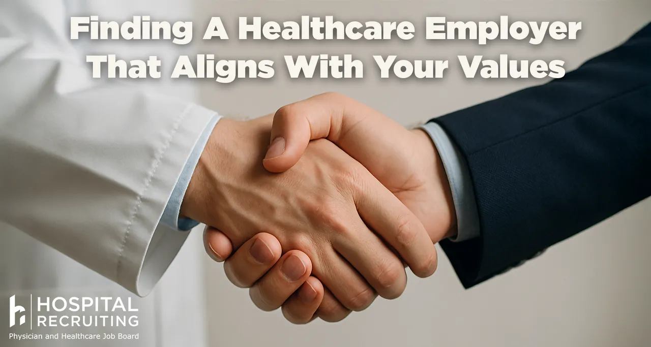 healthcare employer values