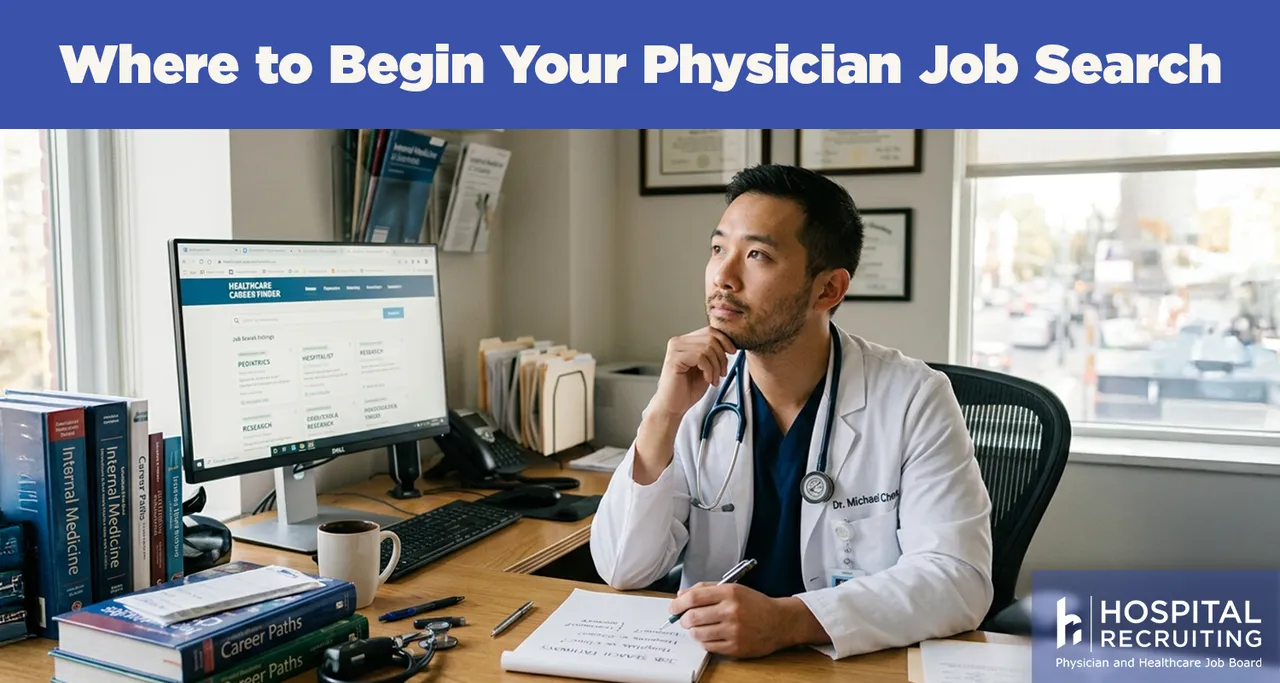 where to begin your physician job search