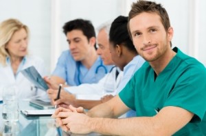 A team of physicians has a meeting