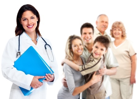 Family Medicine Physician with patients of all ages