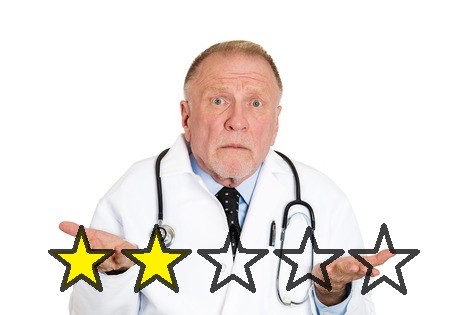 Physician with poor healthgrades review