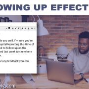 FOLLOWING UP EFFECTIVELY