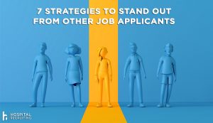 strategies for standing out from other job applicants, crowd, job application, physician