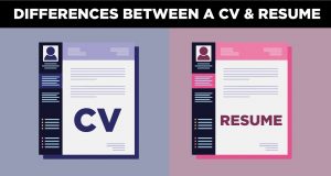 DIFFERENCES BETWEEN CV AND RESUME-01